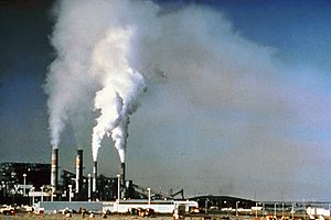 Archivo:Air pollution by industrial chimneys
